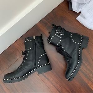 Sam Edelman Jennifer Combat Boot: 7.5, Black